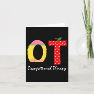 Pediatric Occupational Therapy Back To School Ot T Card
