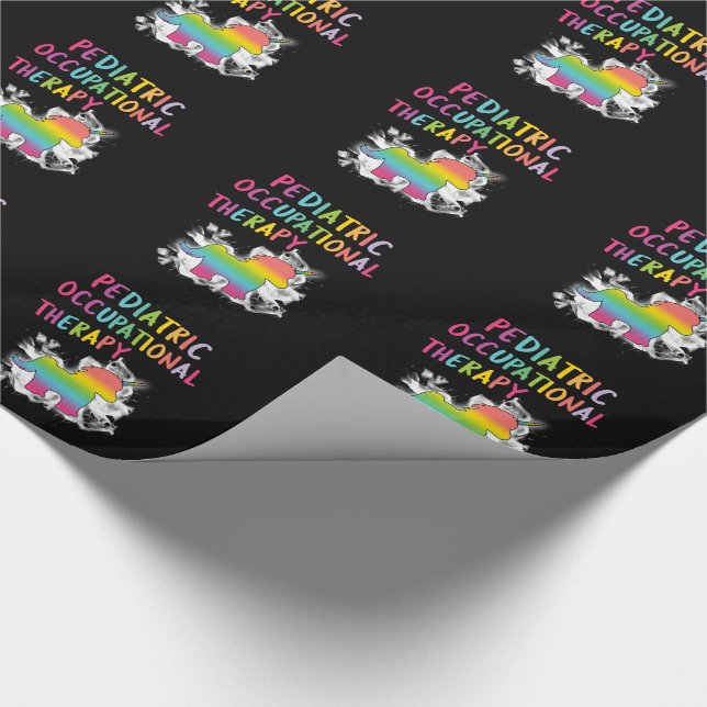 Pediatric Occupational Therapy OT Wrapping Paper (Corner)