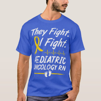 Pediatric Oncology Nurse Shirt RN Childhood Cancer
