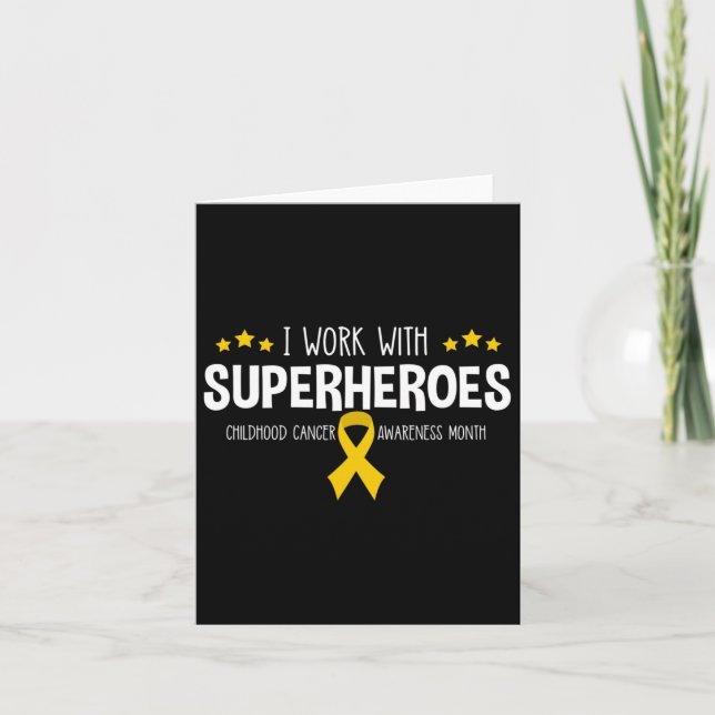 Pediatric Oncology Rn Nurse Oncologist Ribbon  Card (Front)