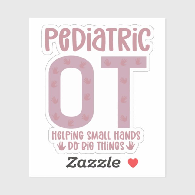 Pediatric OT Occupational therapist OT Gifts (Sheet)