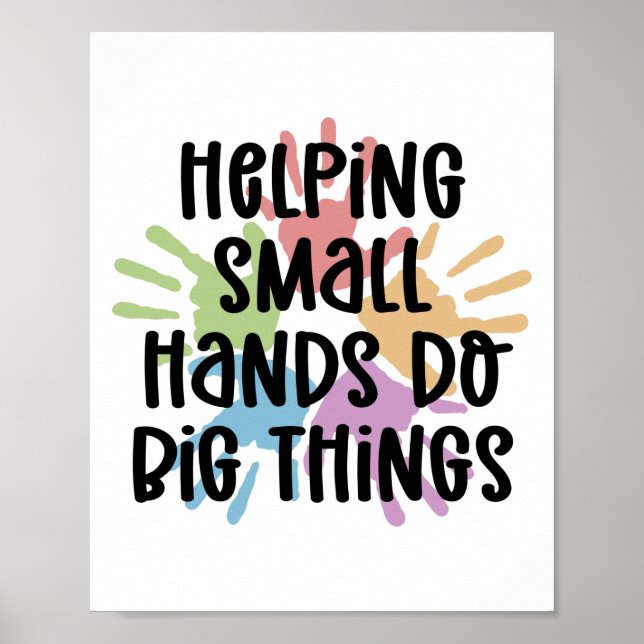 Pediatric OT Occupational therapist OT Gifts Poster (Front)