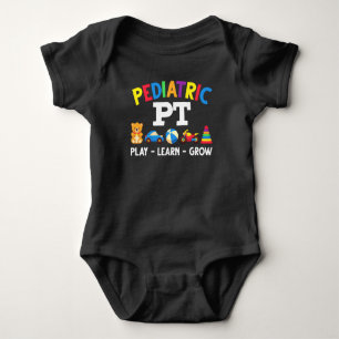 Pediatric PT Kids Physical Therapy Pediatrician Baby Bodysuit