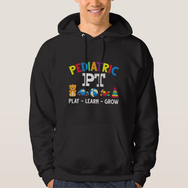 Pediatric Pt Kids Physical Therapy Pediatrician Hoodie (Front)