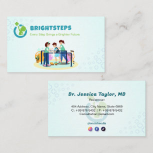 Pediatric Rehab Business   Blue Medical Card