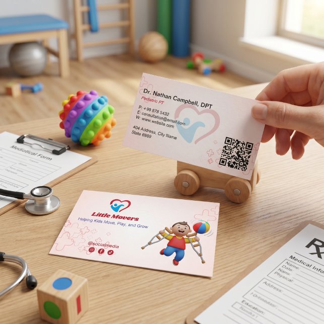 Pediatric Therapy Business | Light Red Card (Creator Uploaded)
