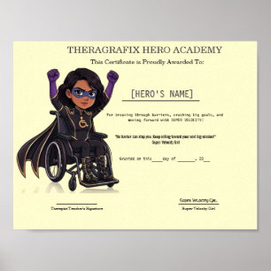 Pediatric Therapy Speed & Coordination Award Poster