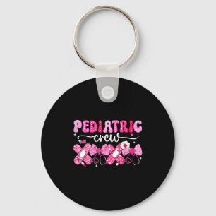 Pediatric Valentines Nurse Crew Peds Nurse Valenti Keychain