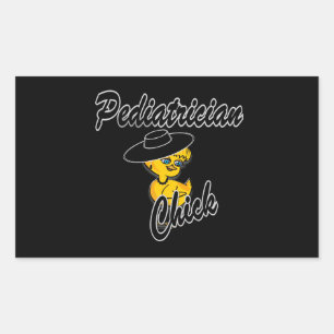 Pediatrician Chick #4 Sticker