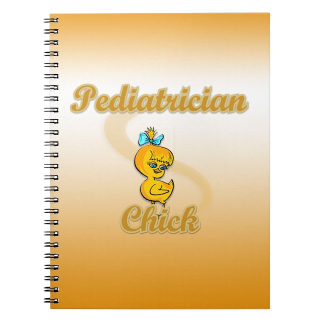 Pediatrician Chick Notebook (Front)