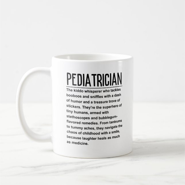 Pediatrician  coffee mug (Left)