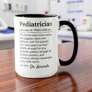 Pediatrician Definition Personalized Appreciation Mug