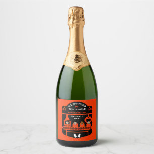 Pediatrician Doctor Thank You Gift Sparkling Wine Label