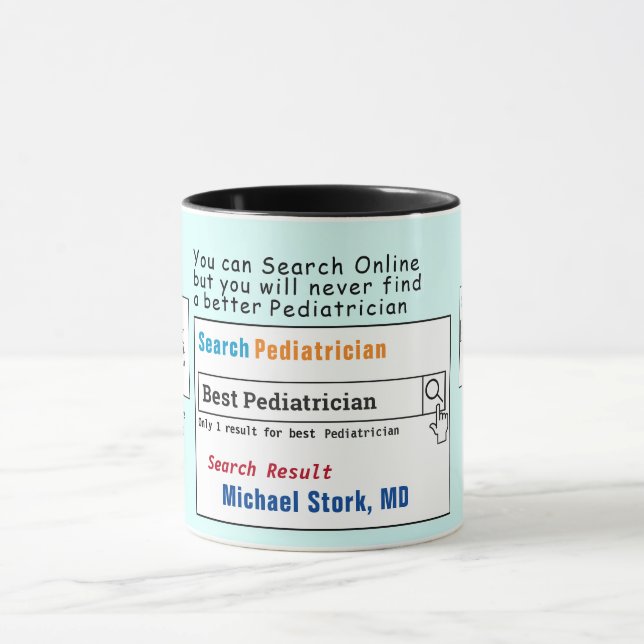 Pediatrician Fundy Best Search Mug (Centre)