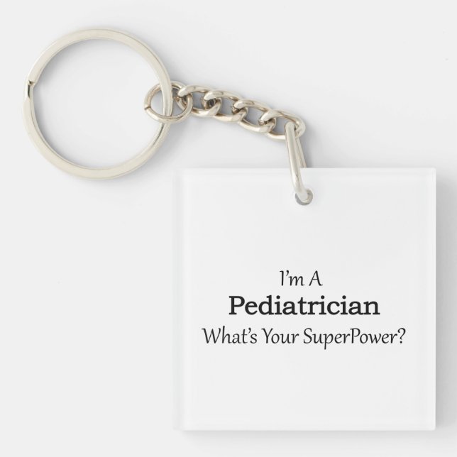 Pediatrician Keychain (Front)