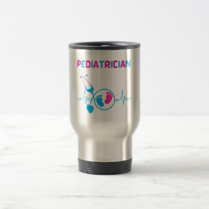 Pediatrician, pediatrician doctor, child doctor, travel mug
