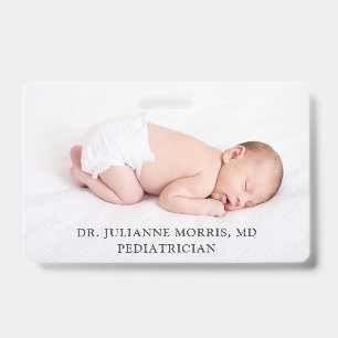 Pediatrician Physician Business Card Badge