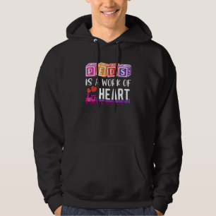 Pediatrician  Rn Pediatric Nurse  Peds Is A Work O Hoodie
