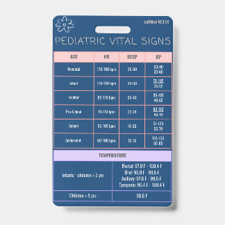 Pediatrics Badge Quick Reference 