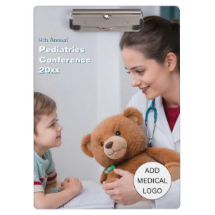 Pediatrics Child Physician Medical Conference Clipboard
