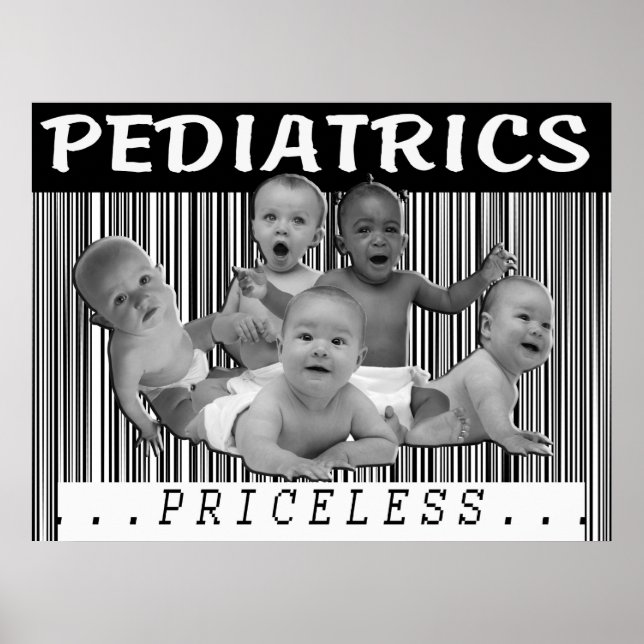 PEDIATRICS - PRICELESS BARCODE POSTER (Front)