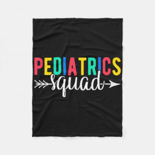 Pediatrics Squad Peds Pediatric Nurse Fleece Blanket