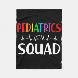 Pediatrics Squad Peds Registered Nurse  Fleece Blanket