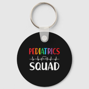 Pediatrics Squad Peds Registered Nurse Keychain