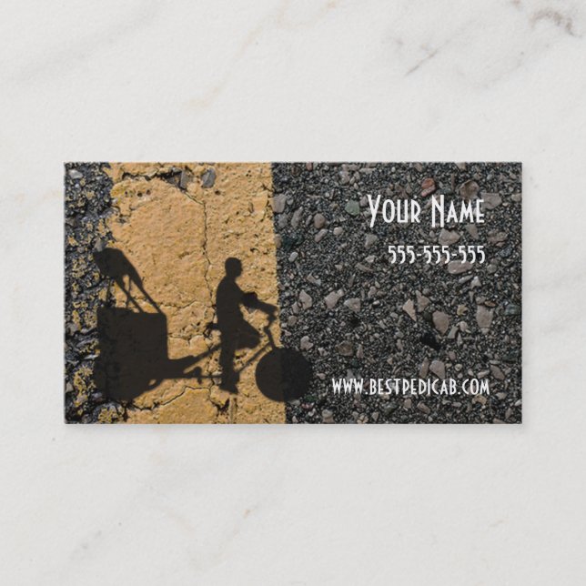 Pedicab Business Card (Front)