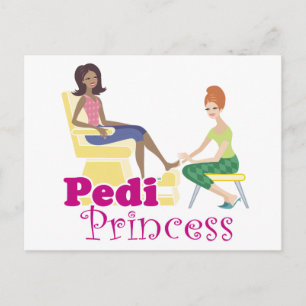 Pedicure Princess Postcard
