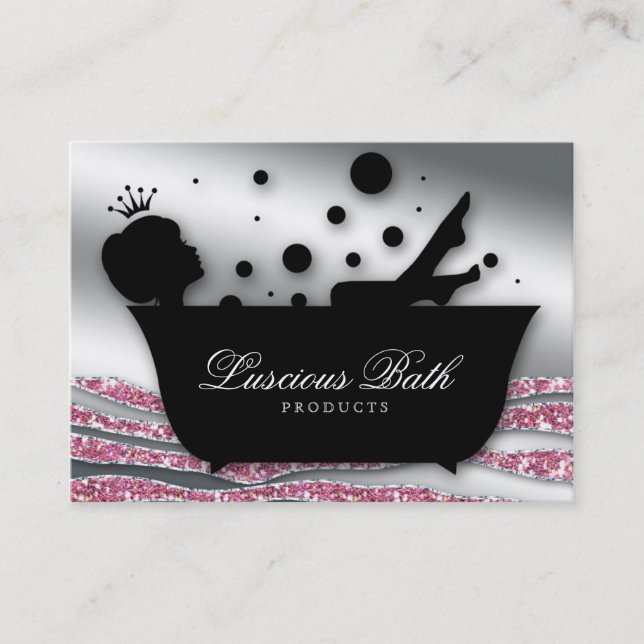 Pédicurie de bulles de salon de clou de carte de (Devant)