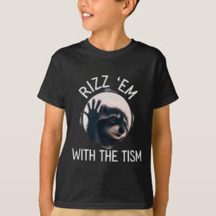 Pedro Dancing Racoon Rizz Em With The Tism Viral R T-Shirt