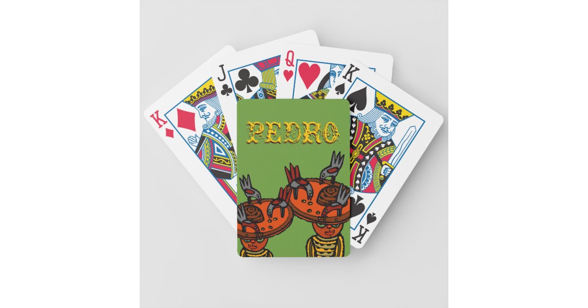 Pedro Fun Deck Playing Cards Family Game Night Zazzle.ca