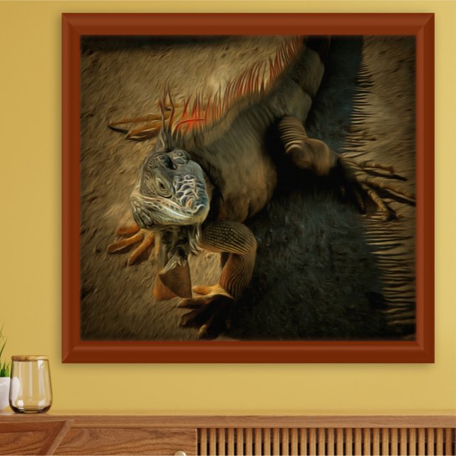 Pedro the Iguana 0768 Art Print (Creator Uploaded)