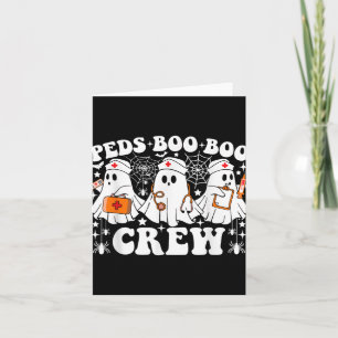 Peds Boo Boo Crew Funny Ghost Halloween Pediatric  Card