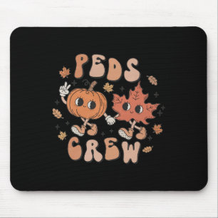 PEDS Crew Pumpkin Thanksgiving Fall Pediatric Nurs Mouse Pad