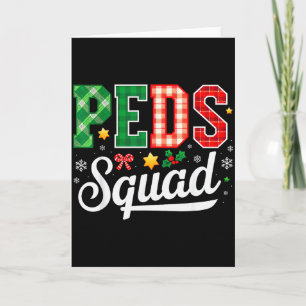 Peds Squad Pediatric Nursing Funny Pediatric Nurse Card