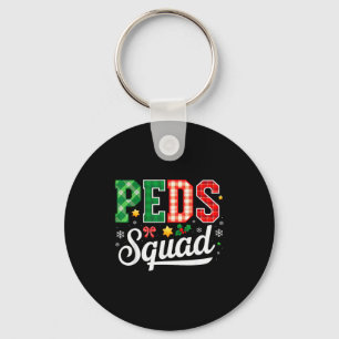 Peds Squad Pediatric Nursing Funny Pediatric Nurse Keychain
