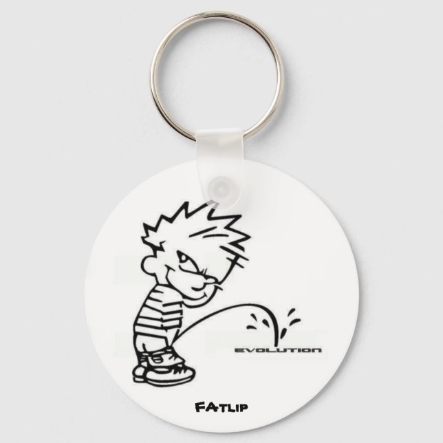 pee Lip Keychain (Front)