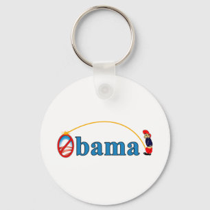 Pee on Obama Keychain