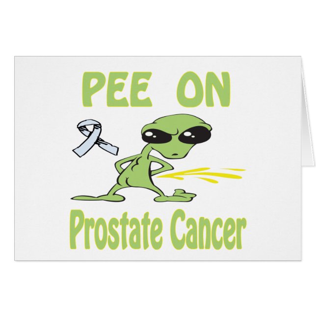 Pee On Prostate Cancer Card (Front Horizontal)