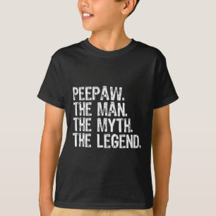 Pee-paw The Man The Myth The Legend Bunnyaw Funny  T-Shirt