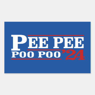 Pee Pee Poo Poo 2024 Sticker