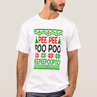 Pee Pee Poo Poo Sweat de Noël moche