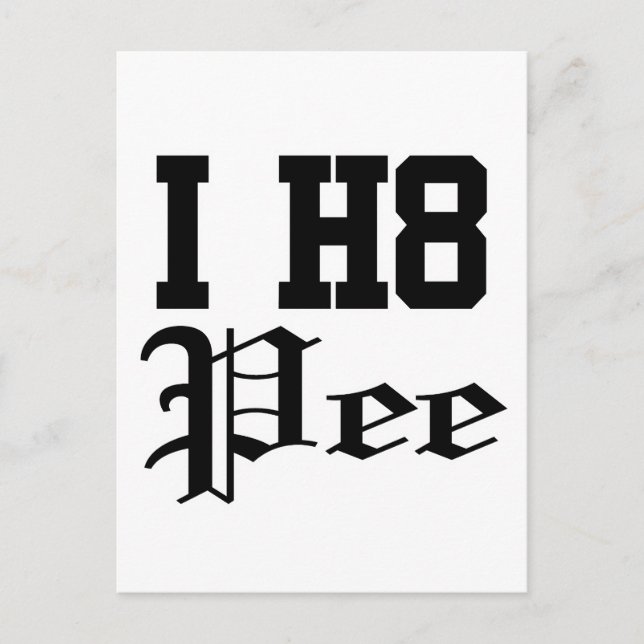 pee postcard (Front)