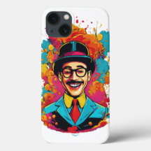 Pee Wee's Laugh" iPhone 13 Coque Design
