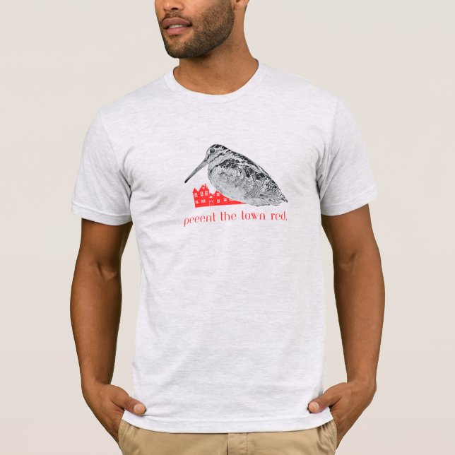 Peeent the town red. T-Shirt (Front)