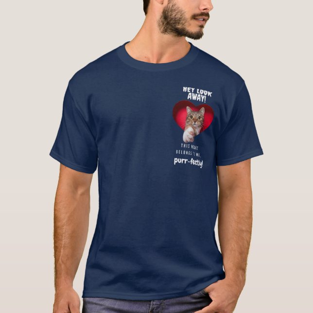 Peek-a-Boo Cat T-Shirt (Front)