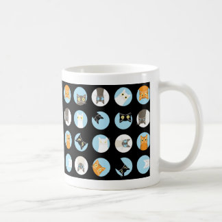 peek-a-boo cats coffee mug
