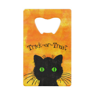 Peek-A-Boo Chat noir Orange Trick-or-Treat